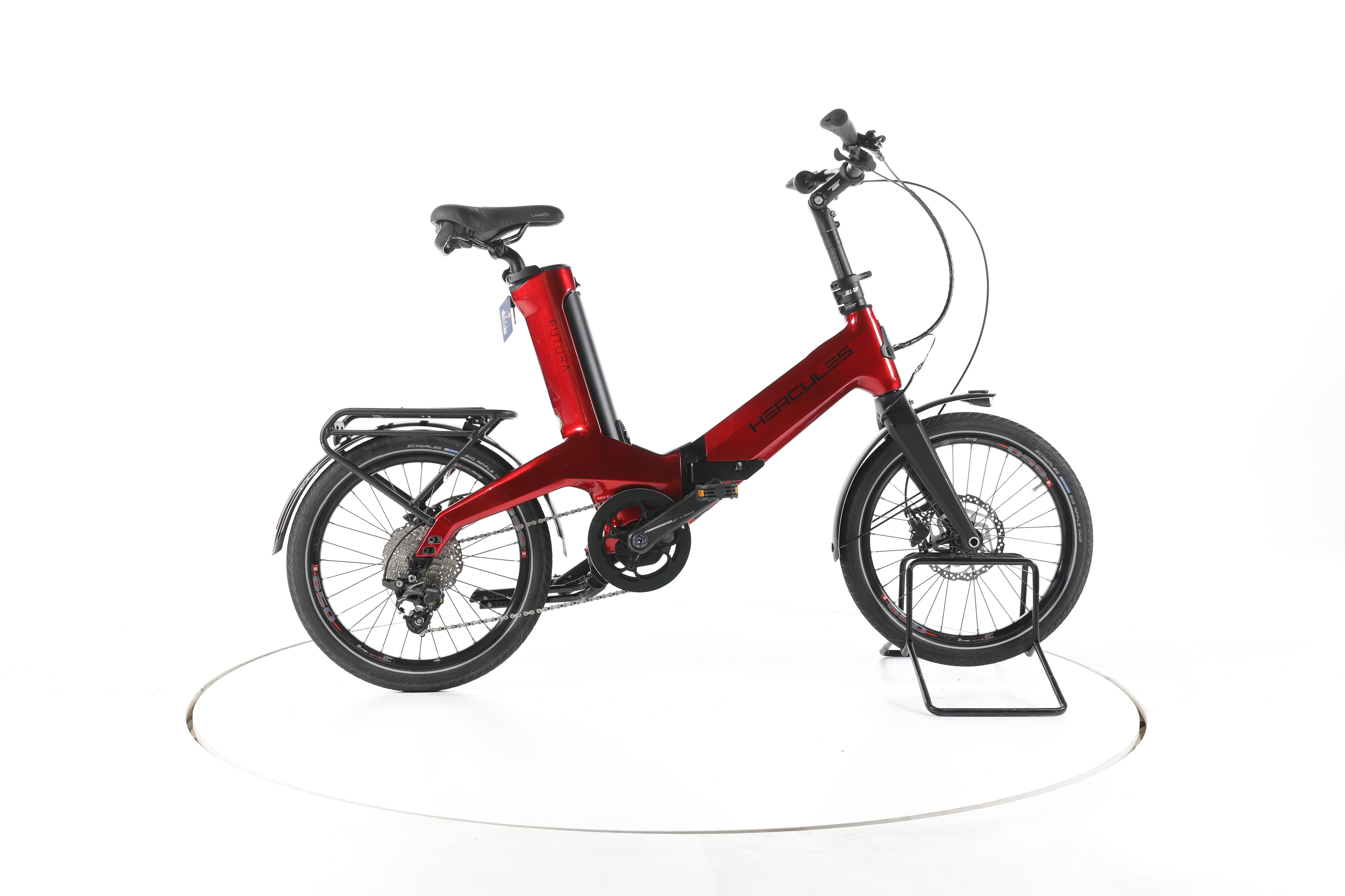 Hercules Futura Fold I-10 Falt E-Bike Tiefeinsteiger Carbon - Image 1